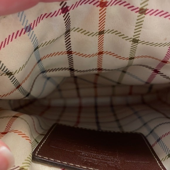 Coach Crossbody Logo Bag—Beautiful!!  Roomy—Pockets—Great Condition w/Minor Spot - Picture 7 of 8